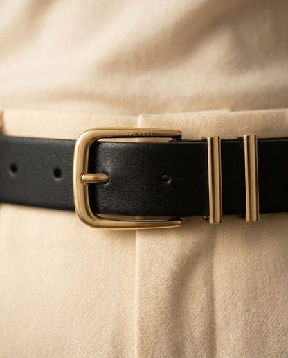 The Everyday Gold Buckle Belt