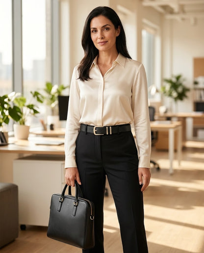 The Everyday Gold Buckle Belt