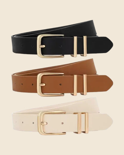 The Everyday Gold Buckle Belt